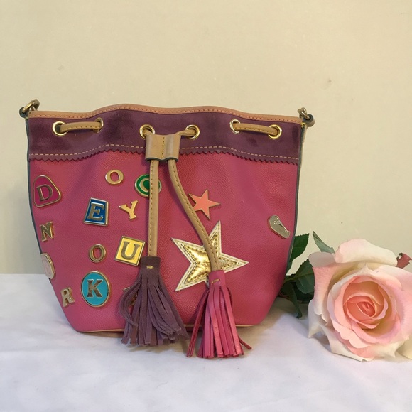 Dooney & Bourke Handbags - Dooney & Bourke Pink Bucket Bag